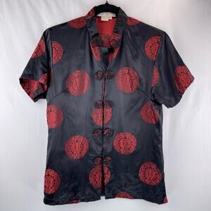 Vintage Double Peach Chinese Blouse